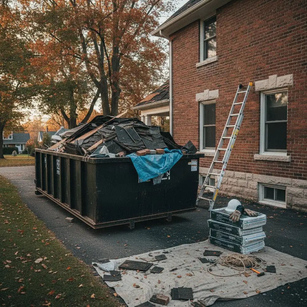 Roofing Debris Bin Rental